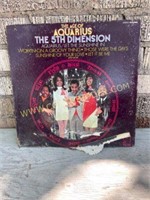 The age of Aquarius the fifth dimension LP Record