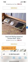 (4) Suprima rolling underbed storage shelf