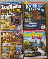 Log home living magazine lot