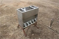 Stainless Steel Feeder, Approx 30" X 14"