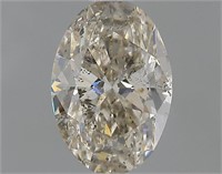 Gia Certified Oval Cut 1.00ct I1 Diamond
