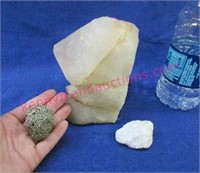 quartz rock -pyrite rock -white rock