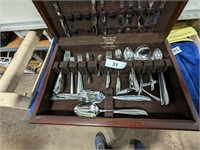 Manchester Sterling Box w/ Other Flatware
