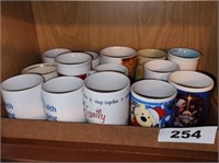 LOT VARIOUS COFFEE CUPS