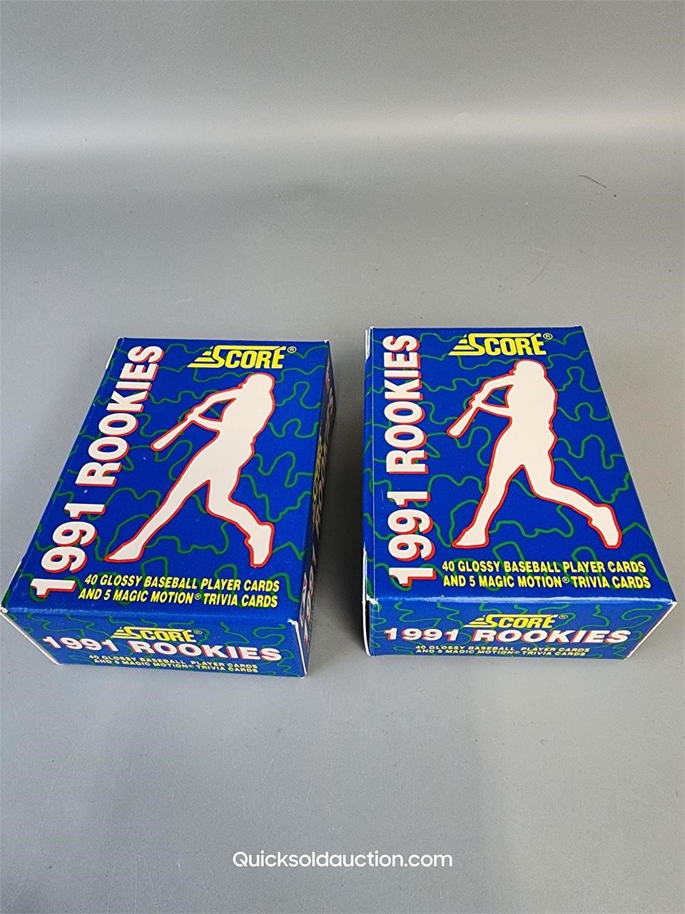 Two Score 1991 Rookies-40 Glossy Players Cards & 5