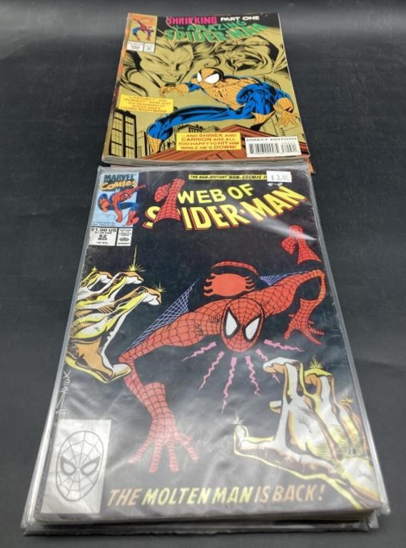 (A) Amazing Spider-Man collector comic books