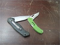GREEN AND BLUE JACK KNIVES