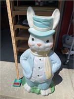 Vintage daddy Easter bunny blow mold