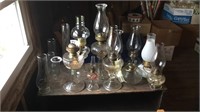 Assortment of Oil Lamps