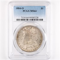 1884-O Morgan Dollar PCGS MS64