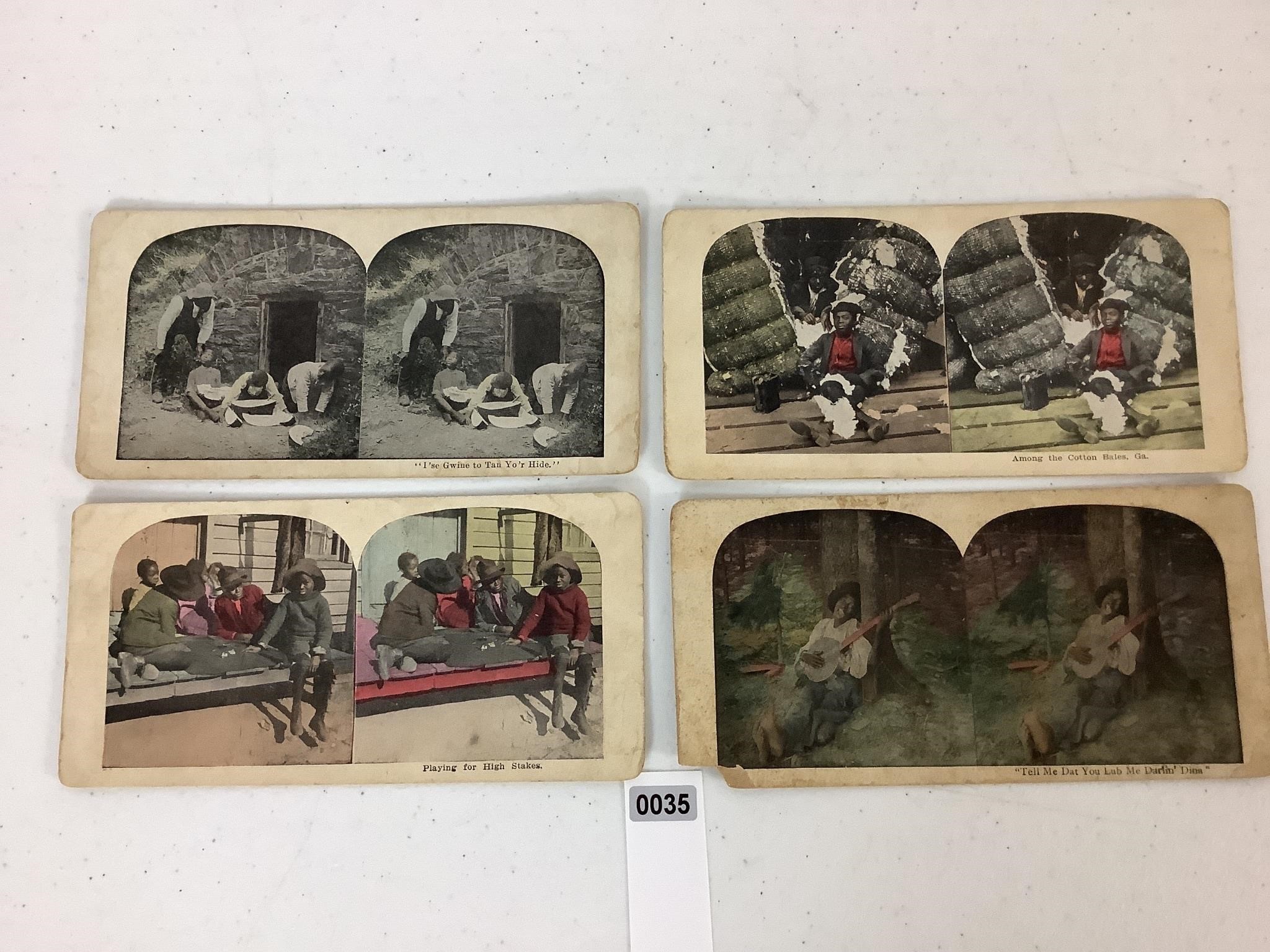 4 - STEREOVIEW CARDS