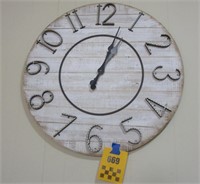 Wooden Clock Approx. 30" Wide