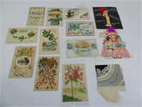 Lot of Vintage New Years Greeting Cards