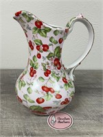 Formalities Strawberry Chintz Collection pitcher