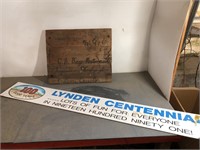 Lynden Centennial Sign