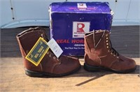 New Real Work Wear 9.5 steel toe work boots