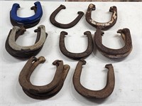 19 Cast Iron Throwing Horseshoes
