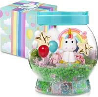 DIY Light-Up Unicorn Terrarium Craft Kit for Kids