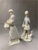 (2) Lladro Figurines