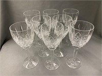 (8) Waterford Wine Glasses