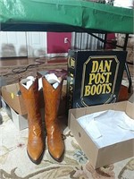 Dan Post Leather Ladies Cowboy Boots size 6.5