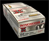 .22 Win. Mag. ammunition (1) box Winchester