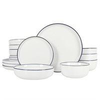 Gibson Home Oslo 16-Piece Porcelain Chip and Scrat