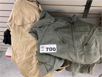 MILITARY COVERALLS AND SHIRT
