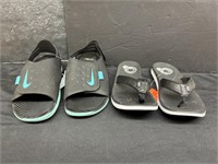 2 Pairs Of Nike Sandals RRP $42.00