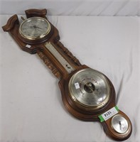 Carrington clock, thermometer, Barometer, and