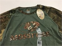 New Mossy Oak 3/4 Sleeve Size XL Shirt