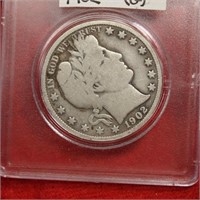 1902 Barber Half Dollar