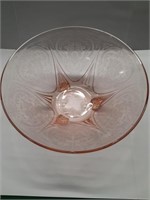 Hazel Atlas Pink Depression Glass "Royal Lace"