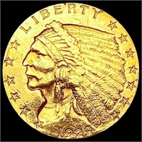 1929 $2.50 Gold Quarter Eagle CLOSELY