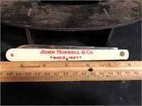 John Morrell & Co Folding Cheese Knife (Colonial)