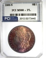 1882-S Morgan MS66+ PL LISTS $800