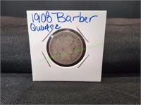 1908 Barber Quarter