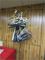 brass coat rack stand with hangers