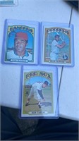 3 Cards Topps Lot: Tom McCraw #767, Wilie Crawford