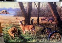 Canvas Deer Print--18" x 12”