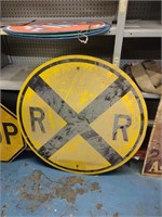 Railroad Crossing Vintage Sign