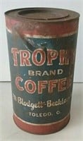 Trophy brand coffee can
