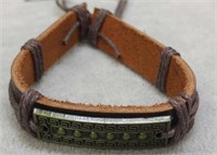 Leather bracelet