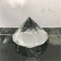 LARGE ROSENTHAL CUT CRYSTAL PAPERWEIGHT GERMANY