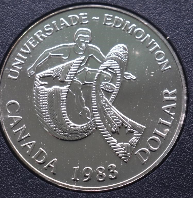 1983 CANADA SILVER DOLLAR GEM