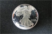 1999 1oz .999 SILVER EAGLE GEM/BU