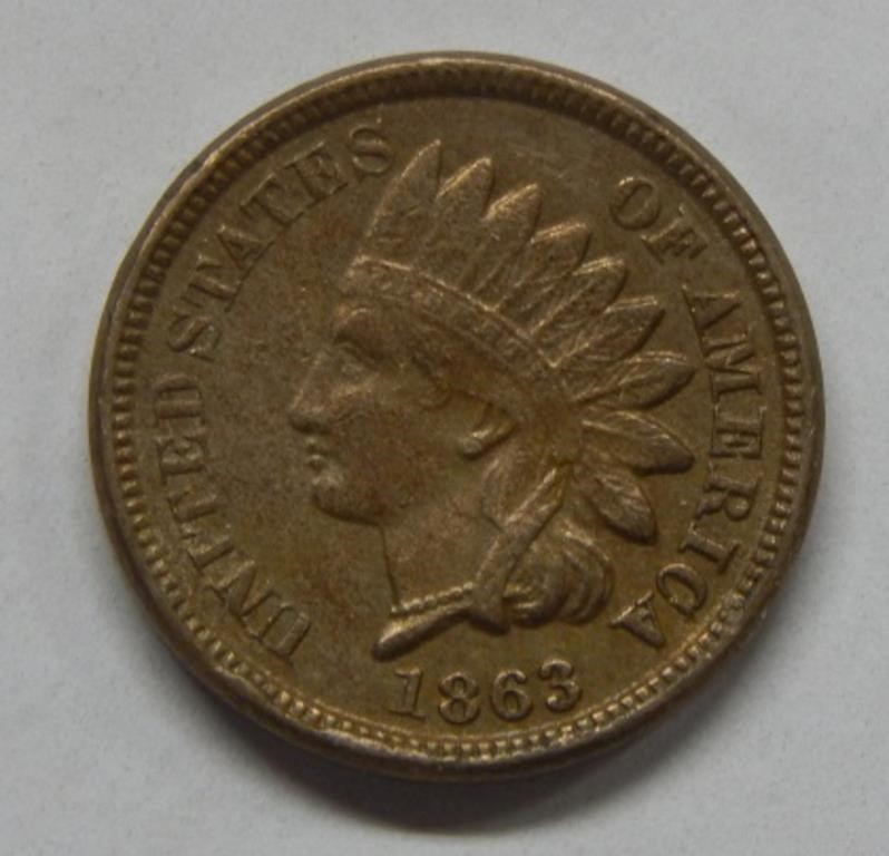 1863 Indian Head Cent