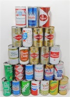 * 25 Pull-Tab Vintage Soda/Beer Cans