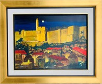 Bushinsky - Original painting on canvas  "Old City