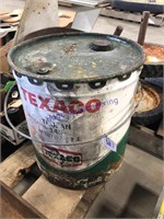 Texaco 5-gallon pail, full